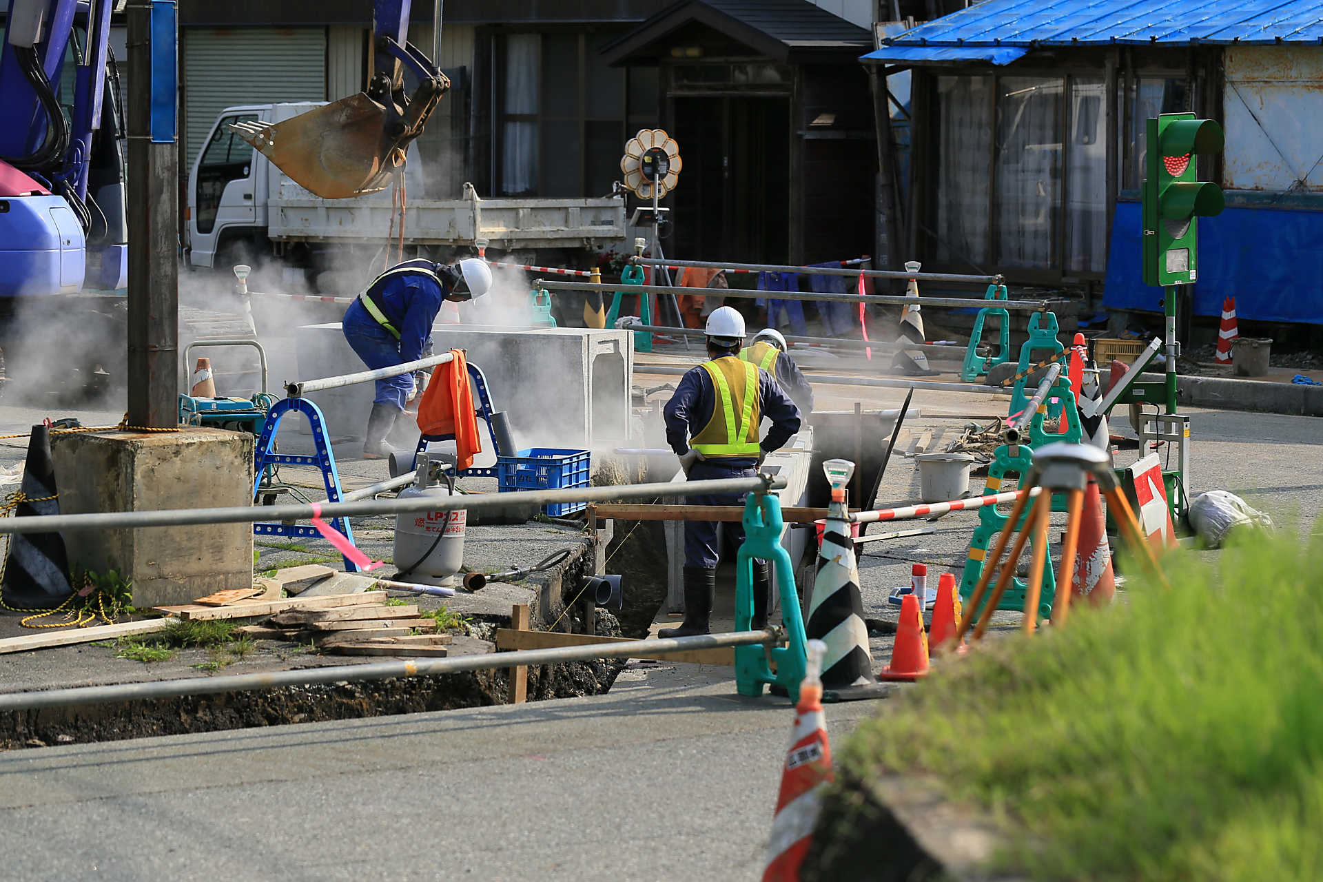 側溝の補修工事のイメージ画像